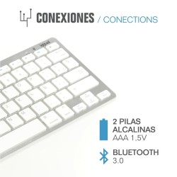 Bluetooth-Tastatur iggual IGG316788 Spanisch Affe (1 Stücke)