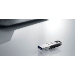 USB Pendrive SanDisk Ultra Flair Schwarz Stahl 512 GB (1 Stück)