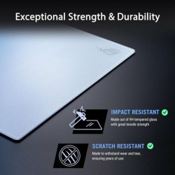 Mousepad Asus ROG Moonstone Ace L Weiß