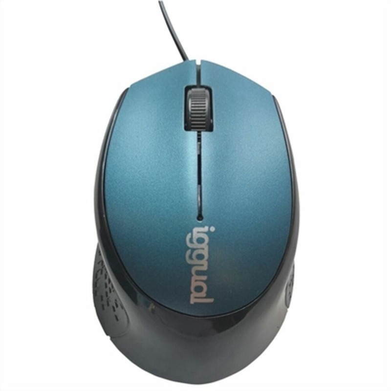 Mouse iggual COM-ERGONOMIC-R 800 dpi Blau Schwarz/Blau