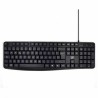 Tastatur Ewent EW3001 Schwarz Qwerty Spanisch