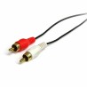 Audiokabel (3,5 mm) zu 2 RCA Startech MU3MMRCA Schwarz