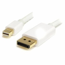 Mini-DisplayPort-Kabel zu DisplayPort Startech MDP2DPMM2MW (2 m) Weiß 4K Ultra HD