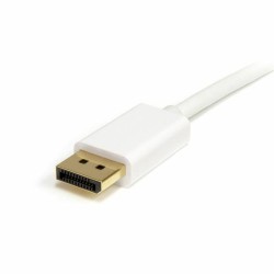 Mini-DisplayPort-Kabel zu DisplayPort Startech MDP2DPMM2MW (2 m) Weiß 4K Ultra HD