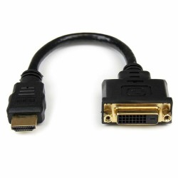 HDMI Adapter Startech HDDVIMF8IN Schwarz