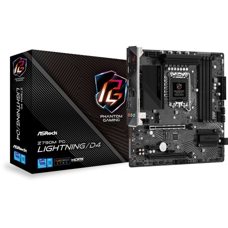 Motherboard ASRock Z790M PG Lightning/D4 LGA 1700