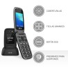 Mobiltelefon SPC 2330N HARMONY 4G Schwarz 128 MB