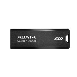 Externe Festplatte Adata SC610-500G-CBK SSD 500 GB SSD