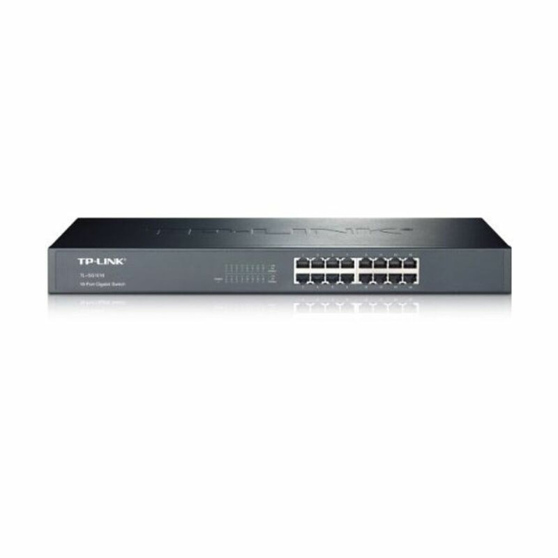 Schalter für das Netz mit Schaltschrank TP-Link TL-SG1016 16P Gigabit 19"