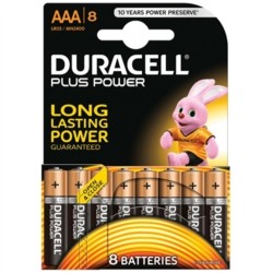Alkali-Mangan-Batterie DURACELL LR03 LR03 AAA 1.5V 1,5 V AAA (8 pcs)