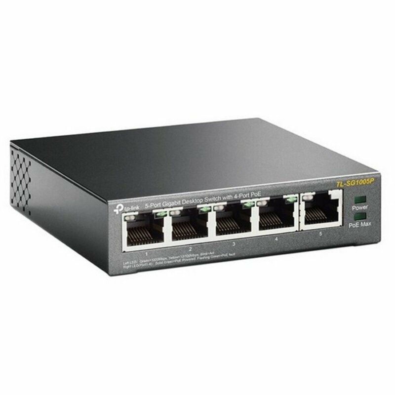 Schalter für das Büronetz TP-Link TL-SG1005P LAN PoE Grau