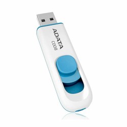 USB Pendrive Adata AC008-64G-RWE 64 GB Weiß Blau/Weiß 64 GB