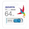 USB Pendrive Adata AC008-64G-RWE 64 GB Weiß Blau/Weiß 64 GB