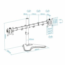 TV Halterung TooQ DB1702TN-B