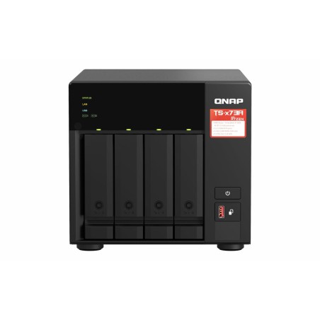 NAS-Netzwerk-Speicher Qnap TS-473A-SW5T Schwarz AMD Ryzen V1500B