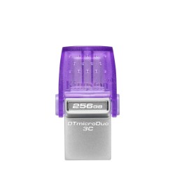 USB Pendrive Kingston microDuo 3C Violett Stahl 256 GB (1 Stück)