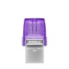 USB Pendrive Kingston microDuo 3C Violett Stahl 256 GB (1 Stück)