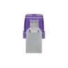 USB Pendrive Kingston microDuo 3C Violett Stahl 256 GB (1 Stück)