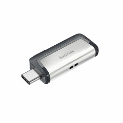 Pendrive SanDisk Ultra Dual Drive USB Type-C Schwarz Silberfarben 32 GB (1 Stück)