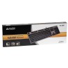 Tastatur A4 Tech KV-300H QWERTY Schwarz Grau Schwarzweiß Schwarz/Grau