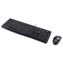 Tastatur Logitech LGT-MK120-US Schwarz Holländisch QWERTY