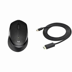 Schnurlose Mouse Logitech M330 SILENT PLUS Schwarz 1000 dpi