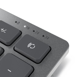 Tastatur mit Maus Dell 580-AIWM Schwarz Grau Titan Schwarzweiß QWERTY Qwerty US