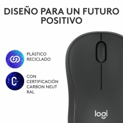 Drahtlose Bluetooth Maus Logitech M240 Graphit Schwarzweiß