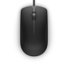 Mouse Dell MS116 Schwarz Schwarzweiß 1000 dpi