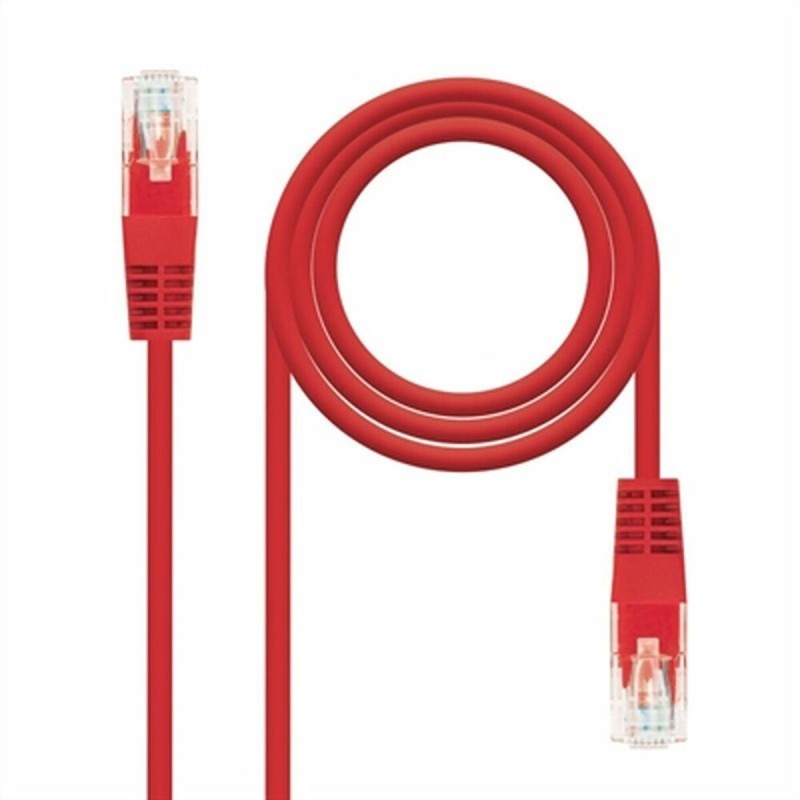 UTP starres Netzwerkkabel der Kategorie 6 NANOCABLE 10.20.0400-L30-R Rot 30 cm