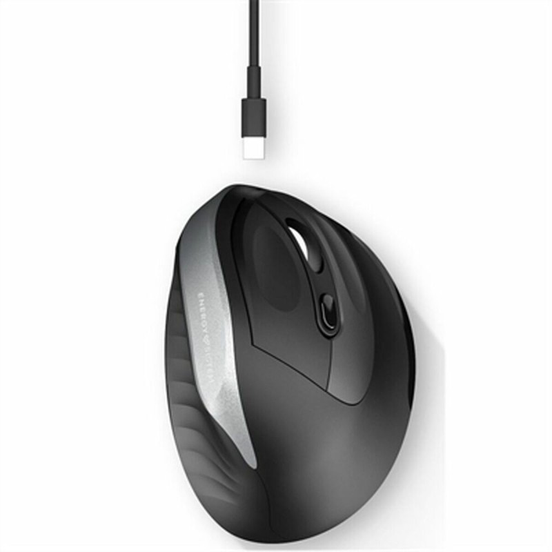 Drahtlose optische Maus Energy Sistem Office Mouse 5 Comfy Schwarz/Grau