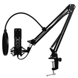 Tischaufsteller fürs Mikrofon iggual Pro Voice IGG317150 USB Schwarz