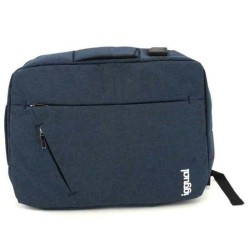 Laptoptasche iggual IGG317051 Wasserfest Anti-Diebstahl Blau