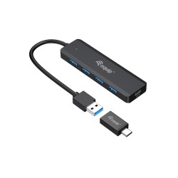 Hub USB Equip 128959 Schwarz (MPN M0508168)