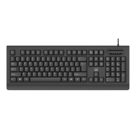 Tastatur Ewent EW3286 Schwarz Qwerty Spanisch QWERTY