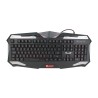 Gaming Tastatur Talius Arconte Schwarz Schwarz/Silberfarben Qwerty Spanisch QWERTY