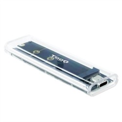 Externe Box TooQ TQE-2200 Durchsichtig USB USB-C USB 3.1 M.2
