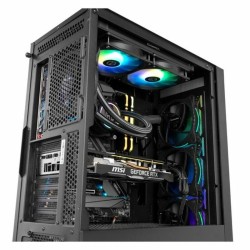 ATX Semi-Tower Gehäuse Nox 8436587971327 LED RGB Schwarz Bunt