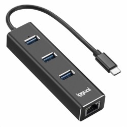 3-Port USB Hub iggual... (MPN S0232355)