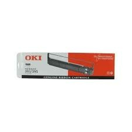 Original Punkt-Matrix-Band OKI ML-393/395 Schwarz Nylon