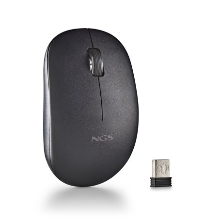 Schnurlose Mouse NGS SILENT MOUSE Schwarz (1 Stück)