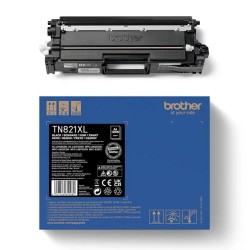 Original Toner Brother TN821XLBK Schwarz