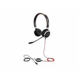 Kopfhörer mit Mikrofon Jabra Evolve 40 UC Stereo Schwarz