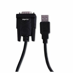 USB-zu-Serialport-Kabel APPROX APPC27 DB9M 0,75 m RS-232