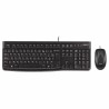 Tastatur und optische Maus Logitech 920-002562 Schwarz Englisch QWERTY