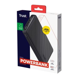 Power Bank Trust Primo Schwarz 20000 mAh (1 Stück)