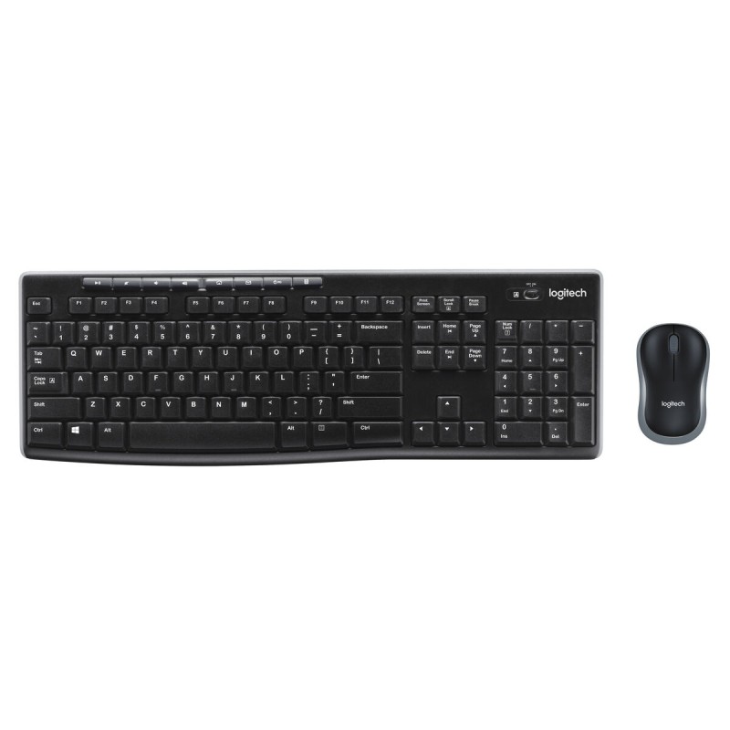 Tastatur mit Drahtloser Maus Logitech MK270 Azerty Französisch