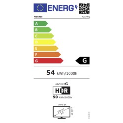 Smart TV Hisense 43A7KQ 4K Ultra HD 43" QLED