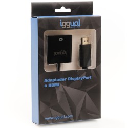 DisplayPort-zu-HDMI-Adapter iggual IGG318041