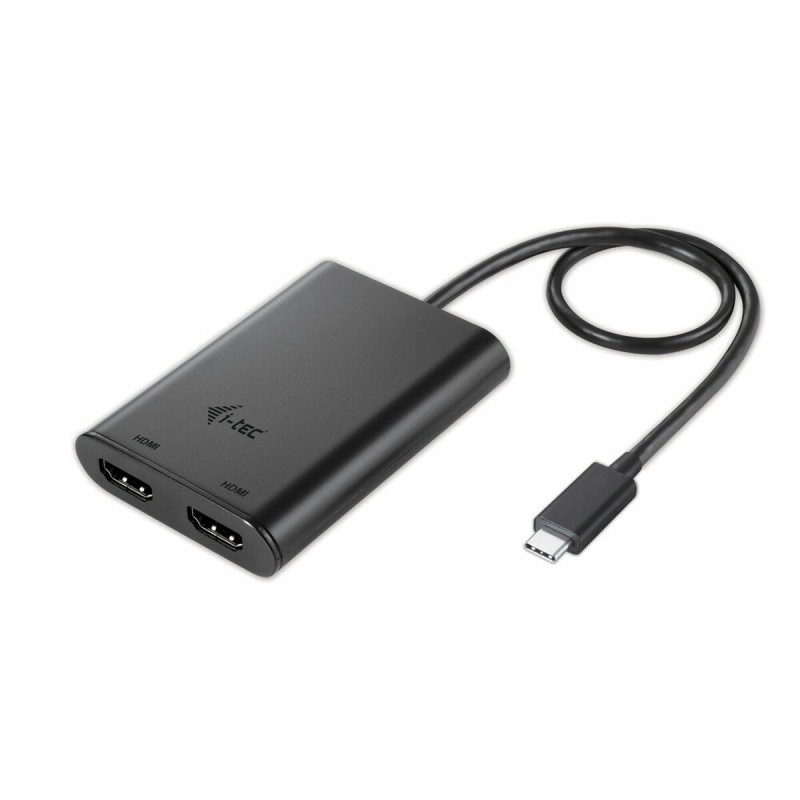 DisplayPort-zu-HDMI-Adapter i-Tec C31DUAL4KHDMI Schwarz 4K Ultra HD